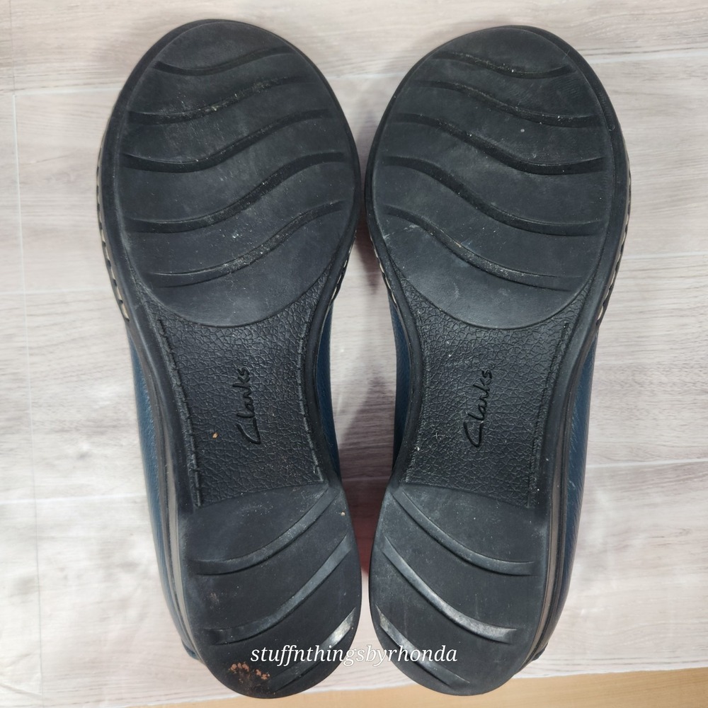 Clarks Bendables‎ Women's Blue Flats Slip Ons Size 9 Medium - Picture 7 of 7